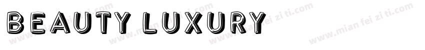 Beauty luxury字体转换